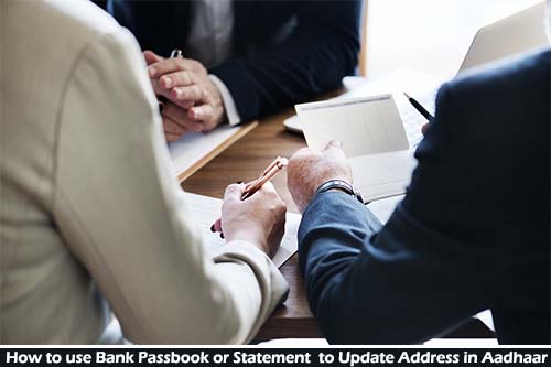 How to use Bank Passbook or Statement to Update Address in Aadhaar