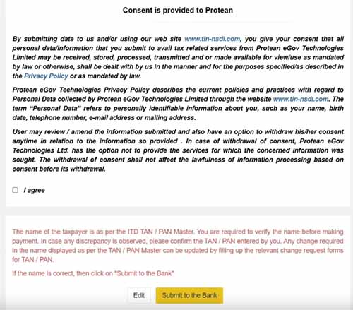 Consent is Provided to Protean