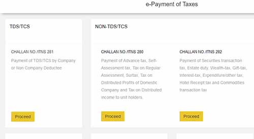 e-Payment of Taxes