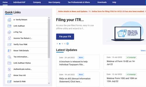 ITD Homepage Quick Links