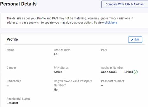 Personal Details