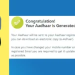 Check Aadhar Card Status