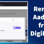 Remove Aadhaar from DigiLocker