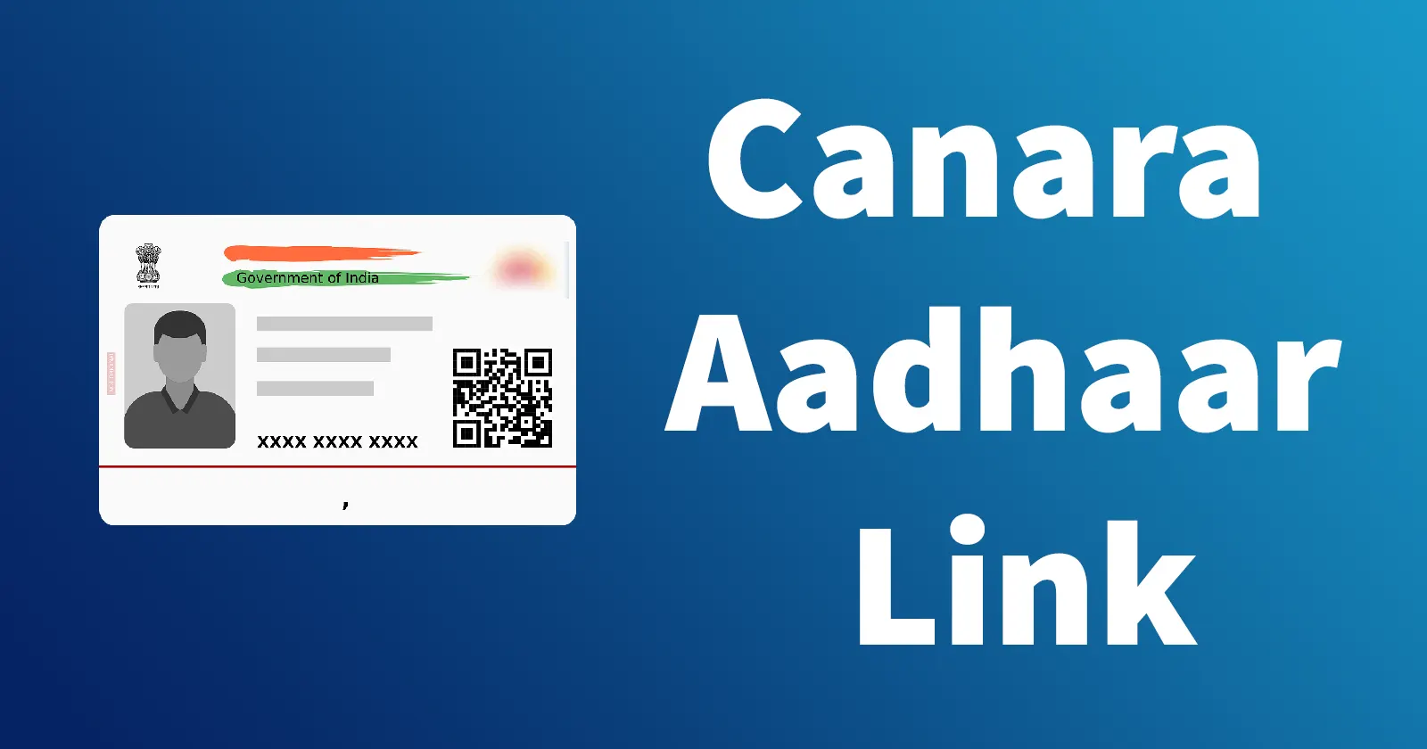 How to Link Aadhaar with Canara Bank Account