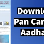 Pan Card Download by Aadhaar Number